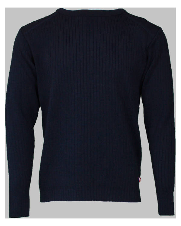 The KNIT FACTORY Pullover O-Hals Navy